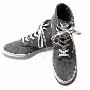 Vans Sneakers Womens 9.5M Gray Suede High Top Camden Skater Grunge Tomboy Urban
